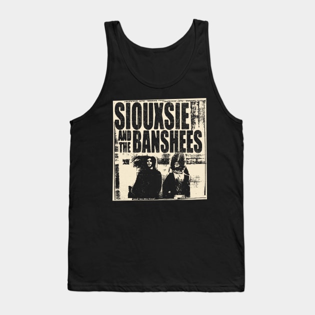 vintage 70s siouxsie and the banshees bootleg Tank Top by psninetynine